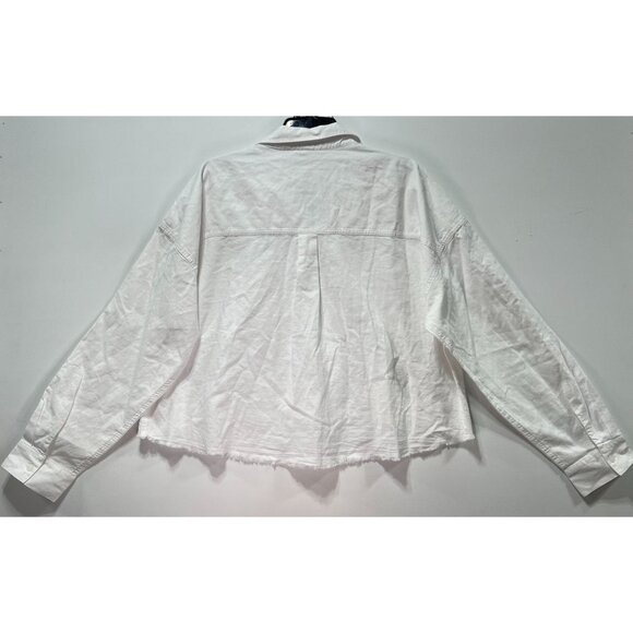 Wild Fable - Women's Long Sleeve Shirt - White - Extra Large - Picture 2 of 13